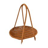 Maxbell Maxbell Fruit Basket Fruit Rack Decor Bread Food Storage for Kitchen Holiday Desktop 1 Tier