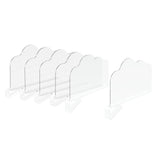 Maxbell 6Pcs Vertical Purse Organizer Closet Organizer for Kitchen Bookcase Bathroom