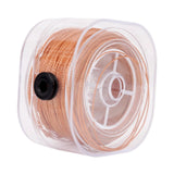 Maxbell Shoe Laces Portable 1 Roll Stitch Thread for Jewelry Making Crafting Beading Brown