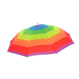 Maxbell Hands Free Umbrella Hat Compact Fishing Umbrella Cap for Walking Summer Gift Rainbow
