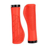 Maxbell 2x Bike Handlebar Grips Comfortable Bike Grips for Mountain Bikes BMX Sports Orange Red