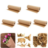 5 Rolls 30m Kraft Packing Parcel Paper DIY Gift Flower Wrapping Arts 30cm