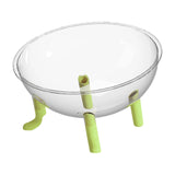 Maxbell Capsule Cat Bed Furniture Pet Accessories Ornament Acrylic Dome Sleeping Bed Green