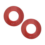 Maxbell 2 Pieces Fractional Weight Plates Color Coded for Strength Training Portable red 0.75LB