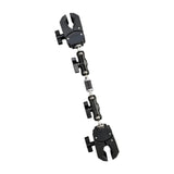 Maxbell Double Head Crab Clamp Camera Clamp Strong Crab Clamp for Motorcycle Cycling 30cm
