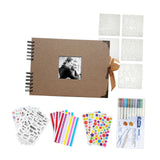 Maxbell Scrapbook Album Supplies Multifunctional for Wedding Anniversary Baby Shower Coffee