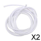 Maxbell 2x 4mm Elastic Bungee Rope Shock Cord Tie Down Boats Trailers 2m White