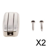 Maxbell 2xRV Trailer Home Bathroom Bedroom Towel Clothes Coat Hanger Hook Silver