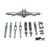 Maxbell 1/12 RC Car Metal Upgrade Kits Suit Rear Axle Fixtures for 12427 12429 Truck Gray