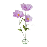 Maxbell Large Artificial Flower Handcrafted Paper Flower for Birthday Wedding Garden Violet