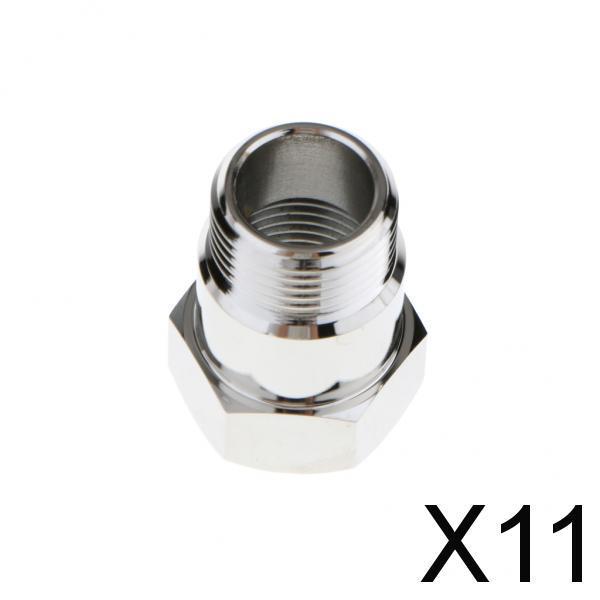 Maxbell 11x1/4 O2 Oxygen Sensor Extender Adapter Extension Spacer O2 Bung Test Pipe