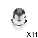 Maxbell 11x1/4 O2 Oxygen Sensor Extender Adapter Extension Spacer O2 Bung Test Pipe