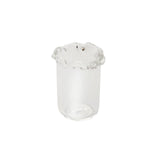 Maxbell Small Glass Vase Gift Clear Flowerpot for Living Room Room Table Centerpiece