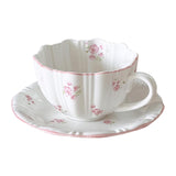 Maxbell Tea Cup and Saucer Set Versatile Coffee Mug for Home Housewarming Party Cafe