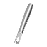 Maxbell Lemon Zester Peeler Portable Hand Tool Peeling Grater for Bar Potato Kitchen Silver