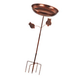 Maxbell Garden Standing Bird Bath for Wild Bird Watchers Multifunctional 13x33.8inch
