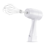 Maxbell Electric Milk Frother Electric Egg Beater Detachable for Home Kitchen Bakery White