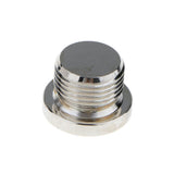 Maxbell 8xElectroplated Nickel Hex Bolt Bung Plug for O2 Oxygen Sensor M18x1.5 Thread