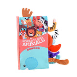 Maxbell Baby Books Toys Touch and Feel for Shower Gifts Stocking Stuffers Boys Girls forest land animals