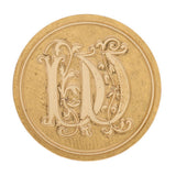Maxbell Retro Sealing Wax Classic Initial Wax Seal Stamp Wooden Alphabet Letter W - Aladdin Shoppers