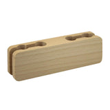 Cord Holder for Thick Heavy Cables Wire Holder for Office Office Gaming Desk Wooden Color