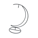 Maxbell Metal Moon Shaped Stand Holder Sturdy 9.6inch Tall Accessory Multifunctional