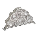 Maxbell Napkin Holder Tissue Paper Storage Holder Napkin Rack for Cafe Bedroom Decor silver