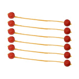 Maxbell Ladder Balls Backyard Games Outdoor Replacement Sports Lawn Ladder Toss Game 6pcs Red