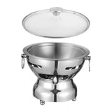 Maxbell Small Hotpot Cookware Stainless Steel Hot Pot for Household Hiking Party