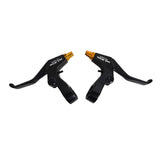 Maxbell 1 Pair Aluminum Alloy Levers for Road Bike Mountain Bike Black Golden - Aladdin Shoppers