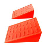 Maxbell 2Pcs Squat Wedge Block Slant Board Calf Stretching for Pilates Indoor Sports Orange