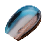 Maxbell Coffee Bean Dosing Cup Wood Resin Cha He Tea Vessel for Office Tea Room Home Color E
