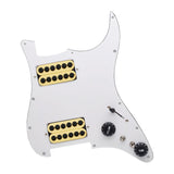 Maxbell Guitar Pickguard Professional Practical Switch Control Scratchplate Accessory yellow