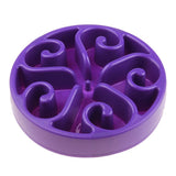 Maxbell Maxbell Pets Dogs Cats Slow Feeder Bowl Interactive Feeding Bowl Anti-Choking Purple