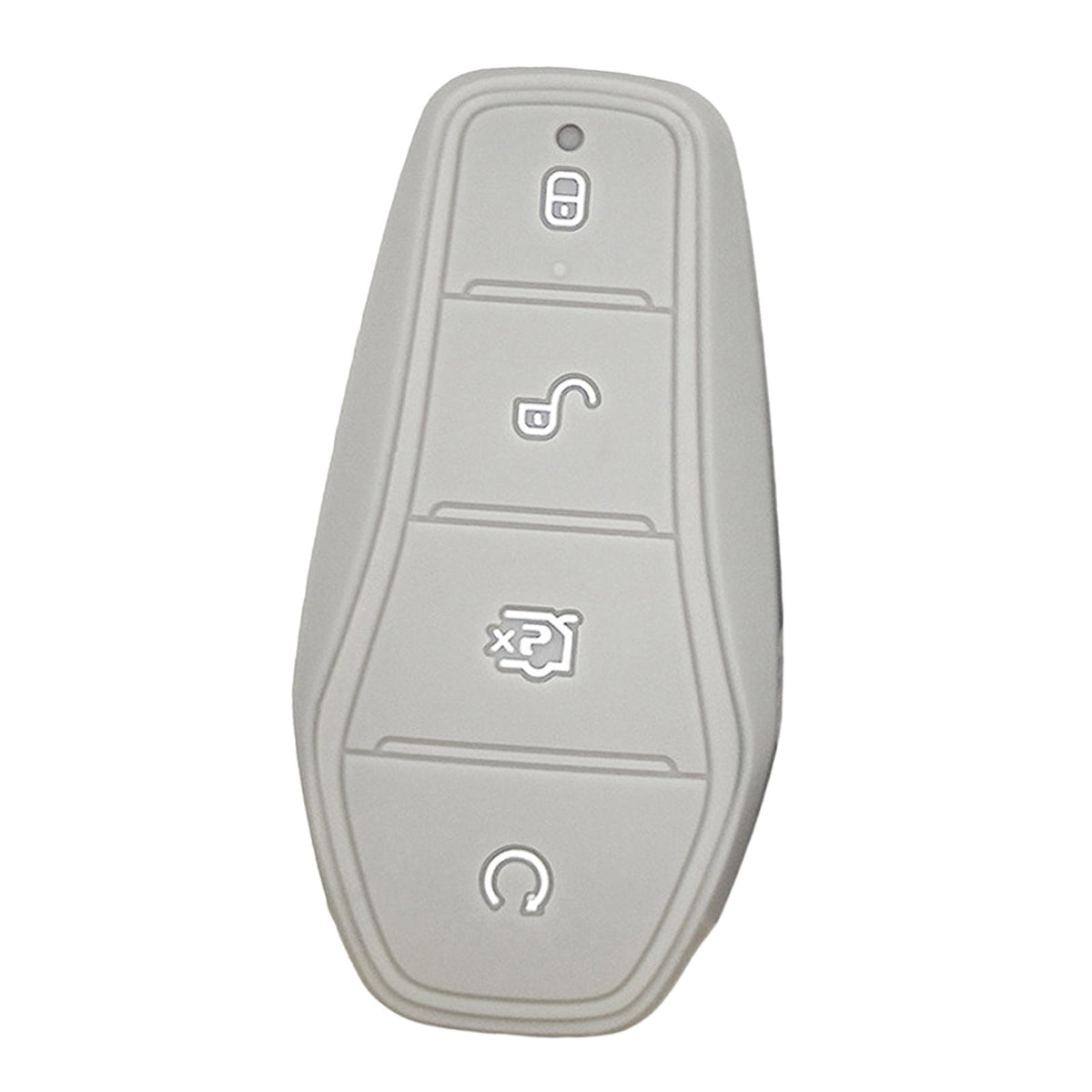 Maxbell Car Remote Control Key Fob Cover Case for Byd Han EV E2 E3 D1 Dolphin Gray