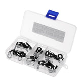 Maxbell 30Pcs/box Fishing Rod Guides Replacement Tip Ring Ceramic Guide Eye 2.2mm/2.4mm/ 2.8mm/3mm/3.5mm/4mm - Aladdin Shoppers