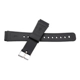Maxbell Watch Band Casual Wear Resistant Wristwatch Strap for AE-1000W W-215 W-s200H argent buckle