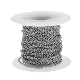 Maxbell 2 Roll Stainless Steel Cable Chain DIY Jewelry Necklace Bracelet Findings