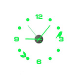 Maxbell Maxbell Modern Wall Clock Wall Stickers Silent 3D DIY Wall Clock for Bathroom Hotels