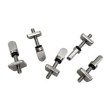 Maxbell 5Pcs Stainless Steel Fin Screw and Plate Set Universal Paddleboard Fin Screw