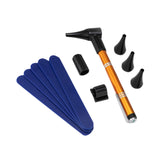 Maxbell Pocket Otoscope Kit Reusable for Nurse, Adults, Kids Versatile Ear Care Tool Yellow