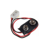 Maxbell 15xDollhouse Miniature 9V Battery Connector w/ Wire and Single Receptacle LA005