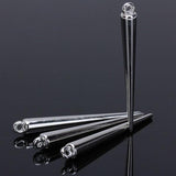 Maxbell 30x10pcs Silver Spike Charms 35mm