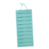 Claw Clip Holder Large Wall Mounted Felt Claw Clip Hanger for Shop Door Dorm Blue