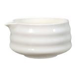 Maxbell Ceramic Matcha Bowl Portable for Mixing Unique Handmade Porcelain Tea Making White