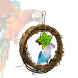 Maxbell Maxbell 2 Pcs Bird Parrot Cage Hanging Toys - Swing Chew Treat Toy For Cockatiel 18-22cm