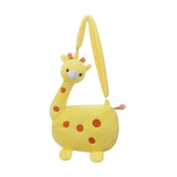 Maxbell Cartoon Giraffe Crossbody Bag Pouch Portable Shopping Bag Funny Shoulder Bag Yellow