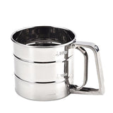 Maxbell Stainless Steel Scale Flour Sifter Cup Icing Sugar Shaker Strainer Sieve - Aladdin Shoppers