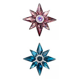 Maxbell 2pcs Brooch Pins Elegant Cute Rhinestone Brooch Pin for Engagement Party