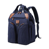 Maxbell Baby Diaper Bag Backpack Large Nappy Changing Bag for Camping Outdoor Picnic Blue